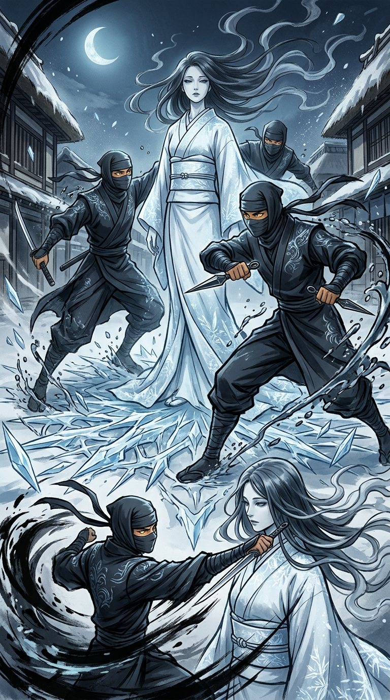 Hanzo's clones vs Yuki Onna