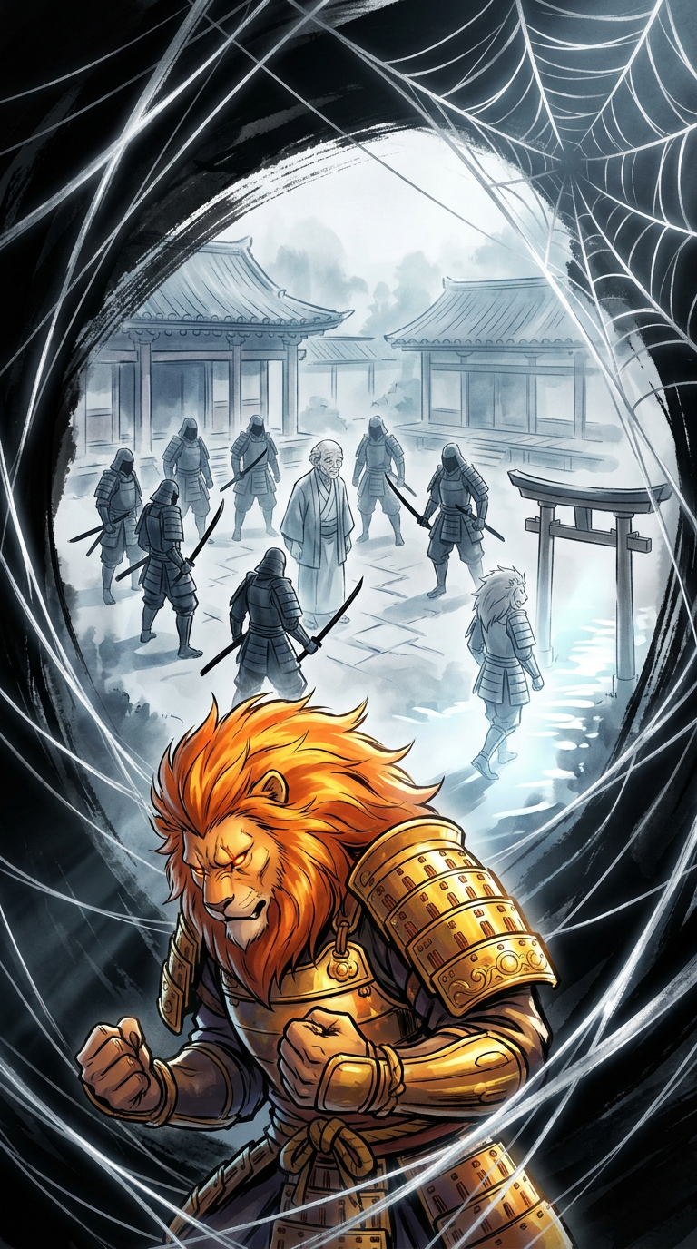 Inside the memory web — Raikō watching his worst memory